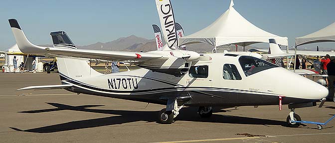 Constuzioni Aeronautiche Techna P2006T N170TU, Copperstate Fly-in, October 29, 2016